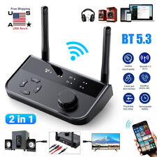 Long Range Bluetooth 5.3 Transmitter Receiver Audio Adapter for TV Home Stereos picture