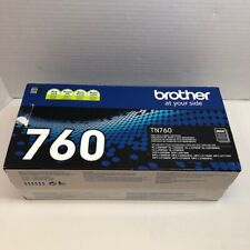 Brother TN-760 Black Toner Cartridge TN760 Genuine Original OEM - NEW/SEALED picture