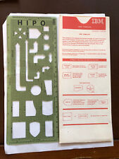Vintage IBM HIPO Template for Preparation of HIPO Diagrams with Original Sleeve picture