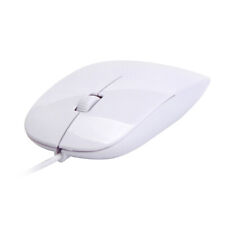 White Wired USB Mouse Optical 1200 DPI For Windows OS/Mac iOS PC Laptop Desktop picture