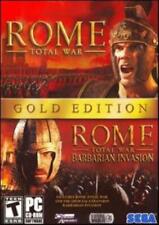 Rome Total War GOLD w/ Barbarian Invasion PC DVD conquer empire strategy game picture