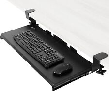 VIVO Large Keyboard Tray Under Desk Pull Out with Extra Sturdy C Clamp Mount Sys picture