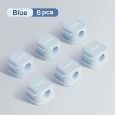 6 Piece Magnetic Cable Clip Cord Cable Management Organize Wires Blue Joyroom picture