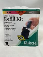 Nu-kote Ink Jet Cartridge Refil Kit | RF183 BLACK | For Hewlett Packard Deskjet picture