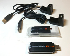 D-Link DWA-140 Range Booster N Wireless with Stand LOT OF 2 -  picture