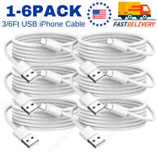 1-6X Lot USB Data Fast Charger Cable Cord For Apple iPhone X 11 12 13 14 Pro Max picture