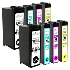 8PK For Lexmark # 100XL 105 108 BCMY Ink Cartridges For Lexmark Pro S Series picture