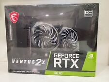 MSI NVIDIA GeForce RTX 3070 Graphics Card Ventus 2x OC Edition - NEW, SEALED picture