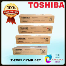 Original Toshiba T-FC65-K T-FC65-C T-FC65-Y- T-FC65-M FULL TONER SET CYMK picture
