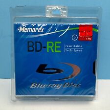 Sealed New Memorex BD-RE Blu-Ray Rewritable Disc Single 827520C Bluray picture