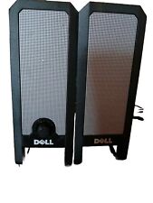 Dell A225 USB Powered Computer Desktop Speakers 3.5mm Jack Tested Working picture