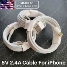 3X For Apple iPhone 12 11 XR 8 Fast Charging Cord USB Charger Data Cable 3Ft 6Ft picture