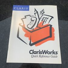 Claris 1991 ClarisWorks Quick Reference Guide picture