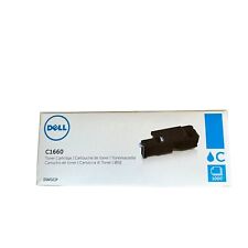 NEW Genuine Dell DWGCP C1660 Cyan Toner Cartridge 2150/2155 Series picture