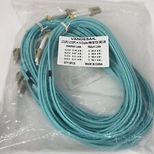 Optical Fiber Cable 5-Pack 3 Meter LC/UPC-LC/UPC 3.0 Duplex MM 50/125 OM3 picture