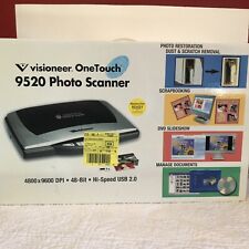 VISIONEER ONE-TOUCH 9520 USB PHOTO & SLIDE SCANNER WINDOWS Vista Used W/out Cord picture