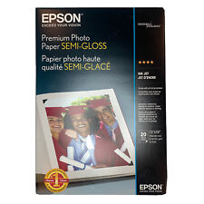 NEW Epson Premium Photo Paper SEMI-GLOSS 13X19 Ink Jet 20 Sheets S041327 picture