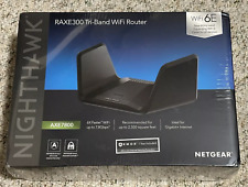 NEW NETGEAR AXE7800 Nighthawk RAXE300 Tri-Band WiFi 6E Router picture