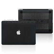 Black Rubberized Matte Hard Case Cover Skin For Macbook Pro / Air 11 12 13 2015 picture