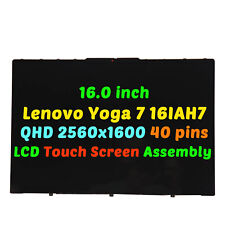 QHD B160QAN02.W NE160QDM-N63 for Lenovo Yoga 7 16 Lcd Touch Screen w/ Bezel 16