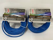 LOT OF 2 Legrand Professional On-Q 50 Foot Cat 6 Patch Cable Blue AC3650BEV1 picture