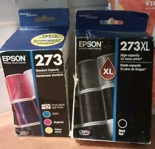 Epson 273XL *2 PACK* Genuine New Black & 273 Yellow, Magenta, Cyan  picture