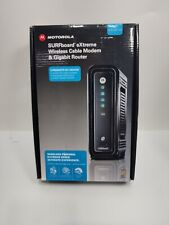 Motorola Surfboard Extreme Wireless Cable Modem Gigabit Router SBG6580 picture