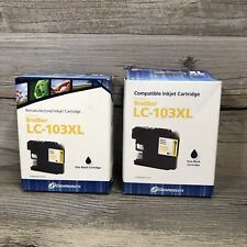 Lot of 2 Alternative for Brother LC-103XL, Dataproducts Black Inkjet Cartridges picture