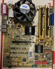 ASUS P5AD2-E DELUXE with Penitum 4 processor, Ram, support disk, cables picture