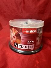 Blank CD Discs Imation 100 Discs CD-R 1x-52x 700mb Music Photos Data NEW SEALED picture