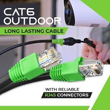 GearIT Cat6 Outdoor Ethernet Cable (200 Feet) CCA Copper Clad, Waterproof, picture