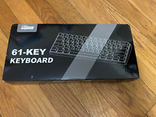 Royal Kludge RK 61 LED Backlit Wireless Mechanical Keyboard RGB - White picture