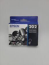 Genuine Epson Claria 202 Black Ink Cartridge Exp. 10/2023 SEALED picture