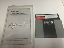 AIRSIM 1 FLIGHT SIMULATOR Fly Game for Apple ii II Plus iie old Vintage picture