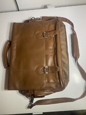 UNUSED WILSON LEATHER MESSENGER BAG/LAPTOP BAG EXCELLENT CONDITION VERY SOFT picture