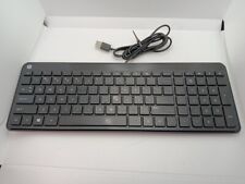 HP Keyboard SK-2028 US Keys Black Slim Wired PC USB Works Great picture