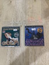 2 Vintage Computer Floppy Disks GAMES Jack Nicklaus Golf And Admirals Command  picture