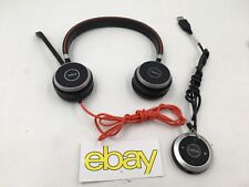 Jabra Evolve 40 Stereo USB Headset HSC017 6399-823-109 w/ ENC010 Adapter picture