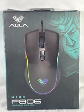 🌟 Aula Wind F806 RGB Multicolor Wired Gaming Mouse - Ergonomic & Programmable picture
