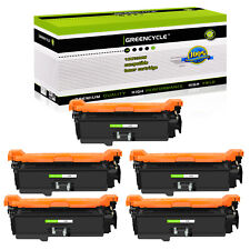 GREENCYCLE 5PK CE250X High Yield Toner Cartridge For HP LaserJet CP3525x CP3525 picture