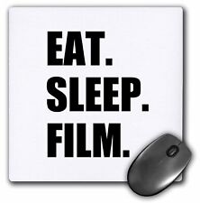 3dRose Eat Sleep Film - gifts for movie makers and video making enthusiasts Mous picture