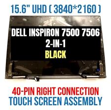 Dell OEM Inspiron 7506 2-in-1 Touch screen UHD 4K LCD Assembly Black 5PKJR picture