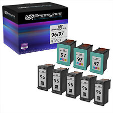 Reman Ink Cartridge for HP 96 & HP 97 (8 Pack - 5 Black, 2 TriColor) picture