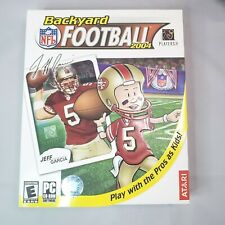 Backyard Football 2004 Big Box PC Game Jeff Garcia Version New Sealed  picture