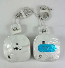 Eero 6+ Plus R010001 Dual Band Mesh Wi-Fi 6 Router White 2-Pack Bundle picture