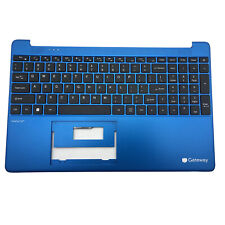 New Blue Palmrest W/Keyboard For Gateway GWTN156-1 GWTN156-4 GWTN156-5 GWTN156-7 picture
