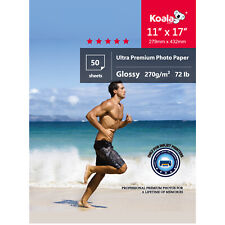 Koala Ultra Premium Photo Paper 11x17 Glossy 72lb for All Inkjet Printer 50 Ct picture