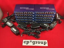LOT OF 10 NETGEAR GS108 ProSafe 8-Port GbE Unmanaged Switch w/ Power Adapter picture