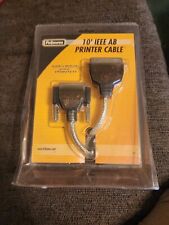 Sealed Fellowes 10FT IEEE Heavy duty PRINTER CABLE BRAND NEW picture