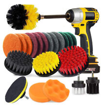 Drill Brush Attachment Set 22 Pieces for Power Drill Kitchen Cleaning Car Waxing picture